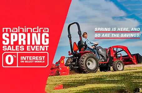 Mahindra Spring Sales Event